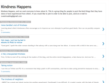 Tablet Screenshot of kindnesshappens.blogspot.com