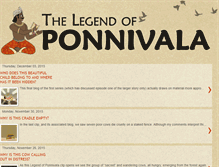 Tablet Screenshot of legendofponnivala.blogspot.com