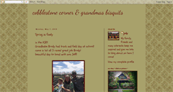 Desktop Screenshot of cobblestonecornerandgrandmasbisquits.blogspot.com