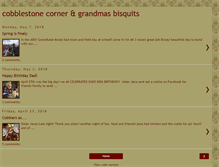 Tablet Screenshot of cobblestonecornerandgrandmasbisquits.blogspot.com