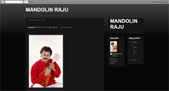 Desktop Screenshot of mandolinraju.blogspot.com