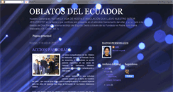 Desktop Screenshot of oblatosecuador.blogspot.com