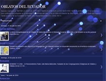 Tablet Screenshot of oblatosecuador.blogspot.com