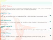 Tablet Screenshot of joyfullysimple.blogspot.com