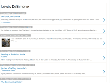 Tablet Screenshot of lewisdesimone.blogspot.com