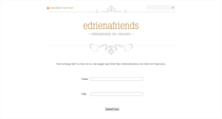 Desktop Screenshot of edrienafriends.blogspot.com