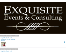Tablet Screenshot of exquisiteeventsconsulting.blogspot.com