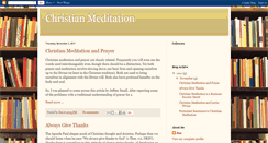 Desktop Screenshot of christianmeditationby.blogspot.com