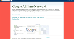 Desktop Screenshot of googleaffiliatenetwork1.blogspot.com