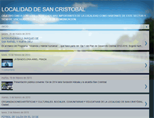 Tablet Screenshot of localidaddesancristobal.blogspot.com