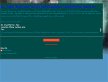 Tablet Screenshot of docteranujsharma.blogspot.com