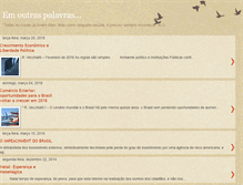 Tablet Screenshot of palavrasoutras.blogspot.com