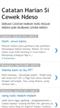 Mobile Screenshot of catatanhariansicewekndeso.blogspot.com