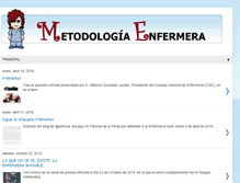 Tablet Screenshot of metodologiaenfermera.blogspot.com