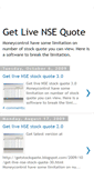 Mobile Screenshot of getstockquote.blogspot.com