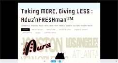 Desktop Screenshot of aduznfreshman.blogspot.com