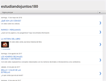 Tablet Screenshot of estudiandojuntos180.blogspot.com