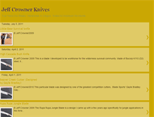 Tablet Screenshot of jeffcrownerknives.blogspot.com