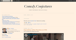 Desktop Screenshot of comedyconjectures.blogspot.com