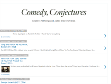 Tablet Screenshot of comedyconjectures.blogspot.com