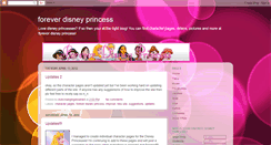 Desktop Screenshot of foreverdisneyprincess.blogspot.com