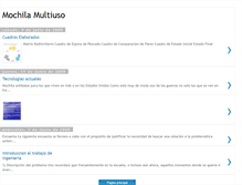 Tablet Screenshot of mochilamultiuso.blogspot.com