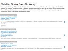 Tablet Screenshot of christine-billany-owes-me-money.blogspot.com