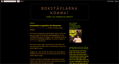 Desktop Screenshot of bokstavlarna.blogspot.com