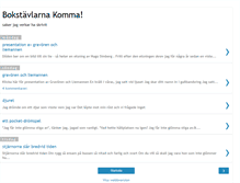 Tablet Screenshot of bokstavlarna.blogspot.com