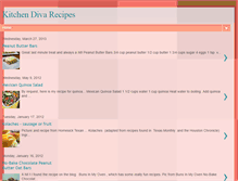 Tablet Screenshot of kitchendivarecipes.blogspot.com