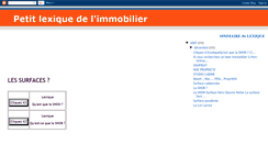Desktop Screenshot of lexique-immobilier.blogspot.com