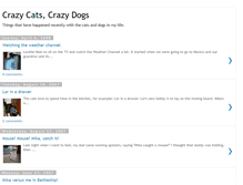 Tablet Screenshot of crazycatscrazydogs.blogspot.com