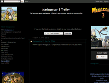 Tablet Screenshot of madagascar3movietrailer.blogspot.com