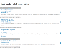 Tablet Screenshot of first-world-hotel-reservation.blogspot.com