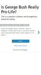 Mobile Screenshot of liberalcatholicgwonabortion.blogspot.com
