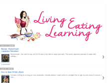 Tablet Screenshot of living-learning-eating.blogspot.com