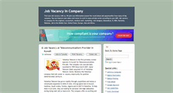 Desktop Screenshot of job-company.blogspot.com