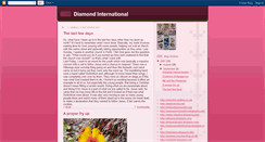 Desktop Screenshot of diamondinternational.blogspot.com