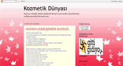 Desktop Screenshot of kozmetikkdunyasi.blogspot.com