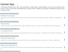 Tablet Screenshot of carmengreen.blogspot.com