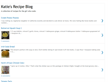 Tablet Screenshot of katierecipeblog.blogspot.com