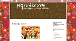 Desktop Screenshot of peepsandicecream.blogspot.com