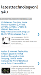 Mobile Screenshot of latesttechnologyonly4u.blogspot.com