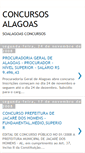 Mobile Screenshot of concursosalagoas.blogspot.com