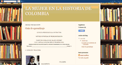 Desktop Screenshot of lamujerenlahistoriadecolombia.blogspot.com