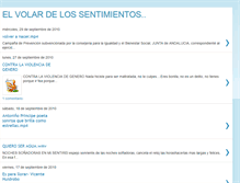 Tablet Screenshot of elvolardelossentimientos.blogspot.com