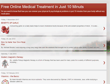 Tablet Screenshot of freeonlinemedicaltreatment.blogspot.com