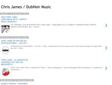 Tablet Screenshot of chrisjamesdubnoirmusic.blogspot.com