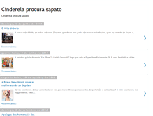 Tablet Screenshot of cinderelaprocurasapato.blogspot.com