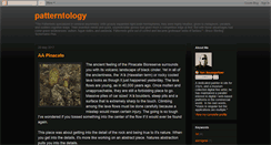 Desktop Screenshot of patterntology.blogspot.com